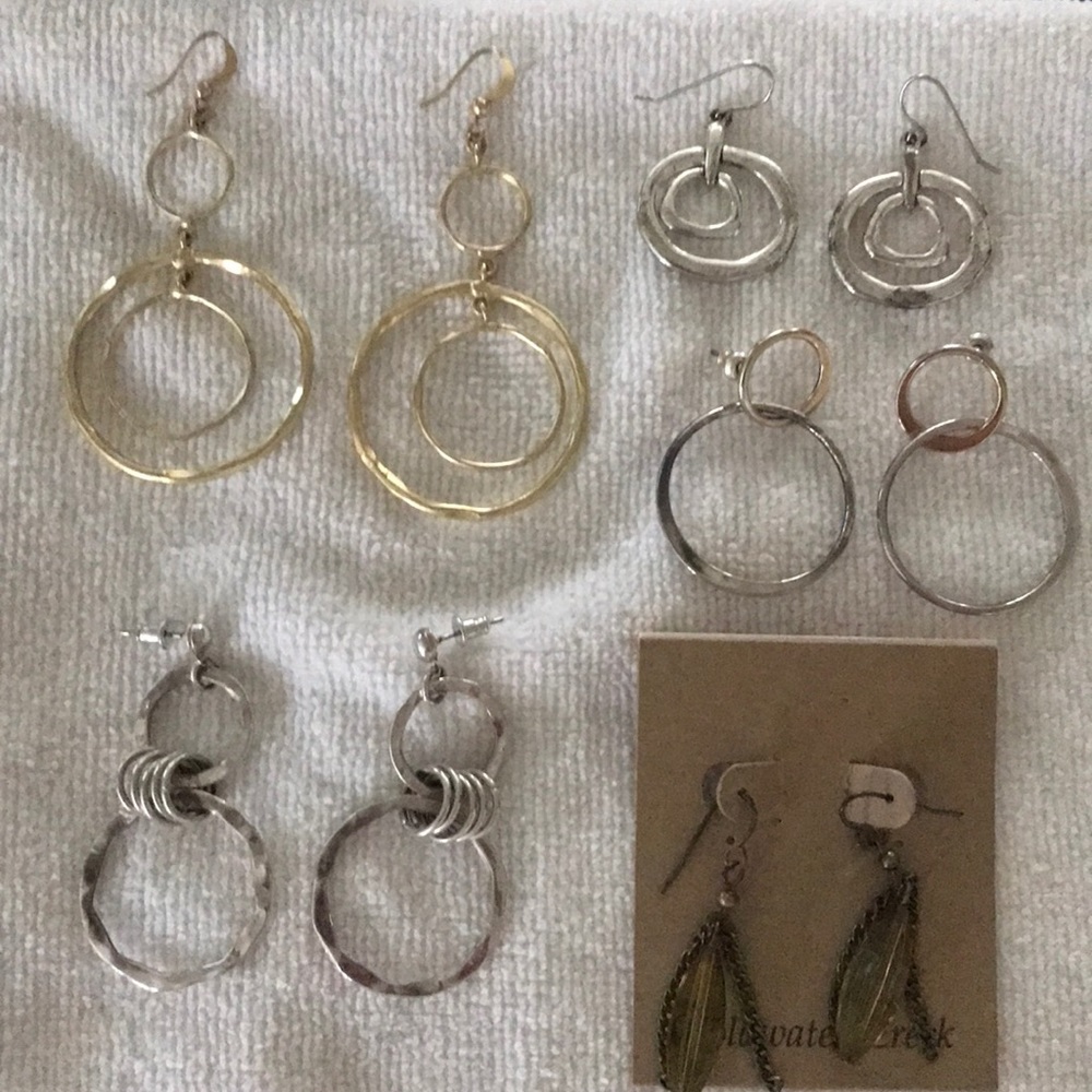 FIVE Pair of Dangle Earrings